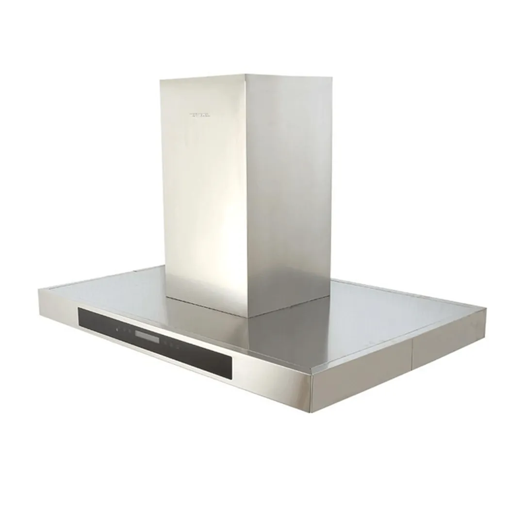 Hotte en T avec écran de control digital 90CM filtre à charbon 650M3 Enduro LARA90INOX