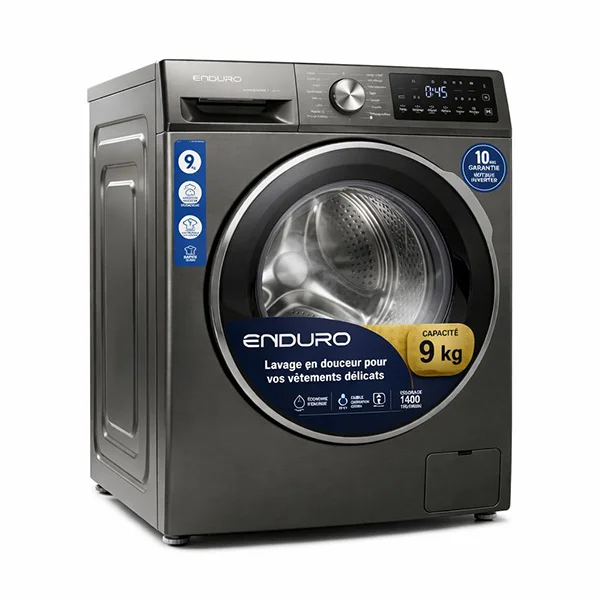 Lave-linge 9 kg, A+++, Inverter, Silencieux ENDURO WMT91400DSINV