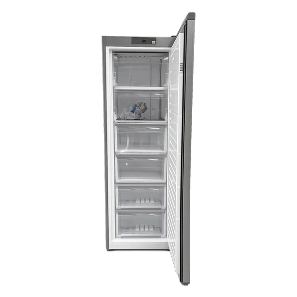 CONGELATEUR VERTICAL 5 TIROIRS DE FROST PLAQUE ALUMINIUM SILVER - vue 2