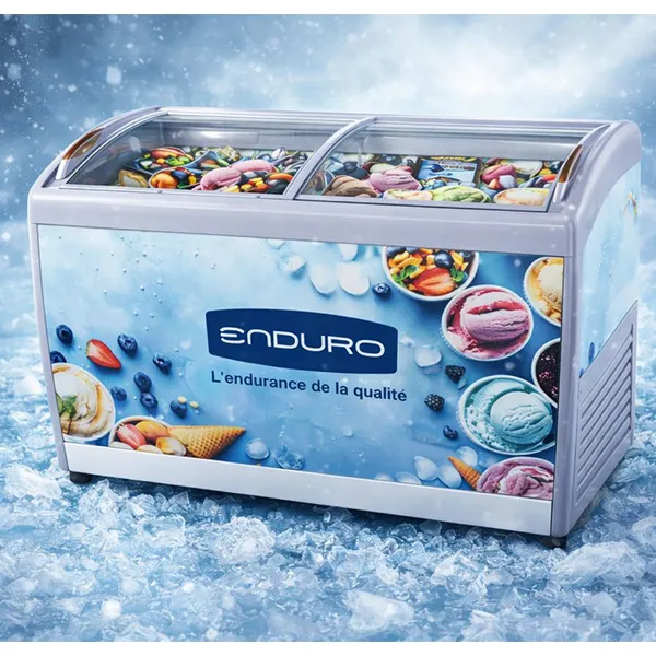 Congélateur horizontal vitré 600 litres Enduro CVTR600X - vue 2