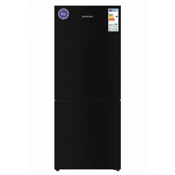 Réfrigérateur Combiné No Frost 600L, Façade Vitrée Noire, A+